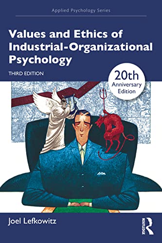 Beispielbild fr Values and Ethics of Industrial-Organizational Psychology zum Verkauf von Basi6 International