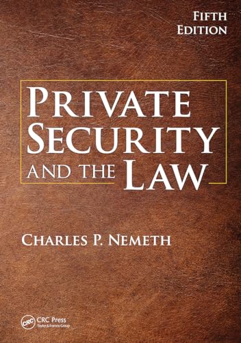 9781032096315: Private Security and the Law