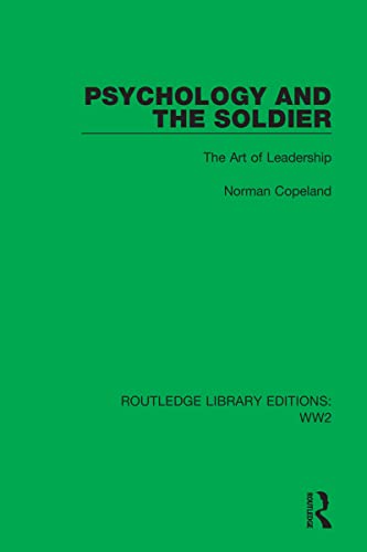 Beispielbild fr Psychology and the Soldier zum Verkauf von Blackwell's