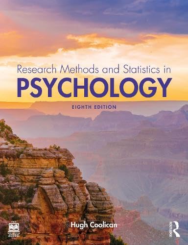 Beispielbild fr Research Methods and Statistics in Psychology zum Verkauf von Books Puddle