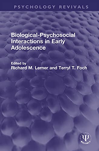 Imagen de archivo de Biological-psychosocial Interactions in Early Adolescence a la venta por Revaluation Books