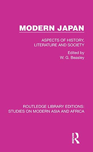 Beispielbild fr Modern Japan: Aspects of History, Literature and Society zum Verkauf von Blackwell's