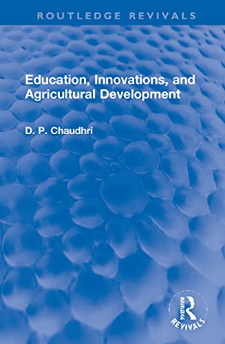 Stock image for Education, Innovations, and Agricultural Development for sale by Blackwell's
