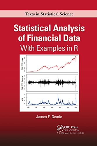 Imagen de archivo de Statistical Analysis of Financial Data: With Examples In R a la venta por Blackwell's