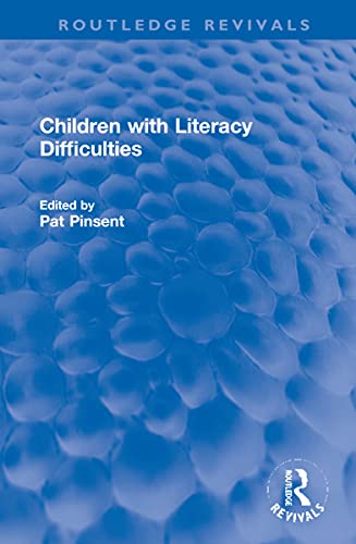 Stock image for Children With Literacy Difficulties for sale by Blackwell's