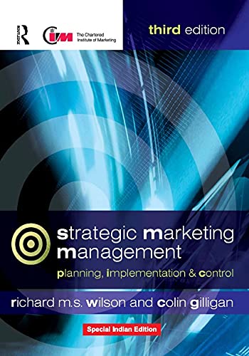 Stock image for Strategic Marketing Management, 3rd Edition (Original Price  53.99) for sale by SMASS Sellers