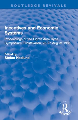 Stock image for Incentives and Economic Systems for sale by Blackwell's