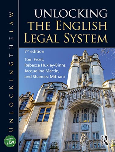 Imagen de archivo de Unlocking the English Legal System a la venta por Blackwell's