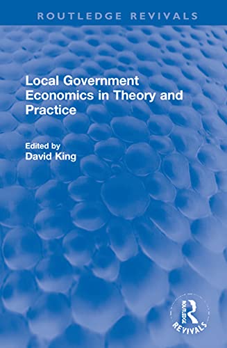 Beispielbild fr Local Government Economics in Theory and Practice zum Verkauf von Blackwell's