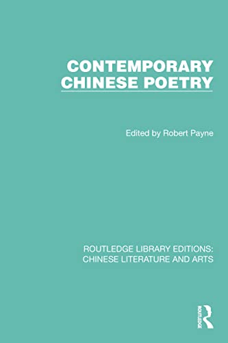 Beispielbild fr Contemporary Chinese Poetry zum Verkauf von Blackwell's