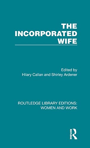 Imagen de archivo de The Incorporated Wife a la venta por Blackwell's