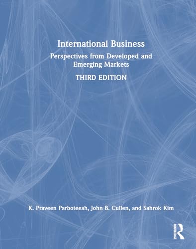 Stock image for International Business: Perspectives from Developed and Emerging Markets for sale by Revaluation Books