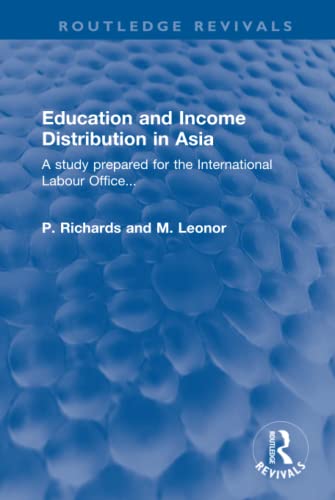 Beispielbild fr Education and Income Distribution in Asia zum Verkauf von Blackwell's