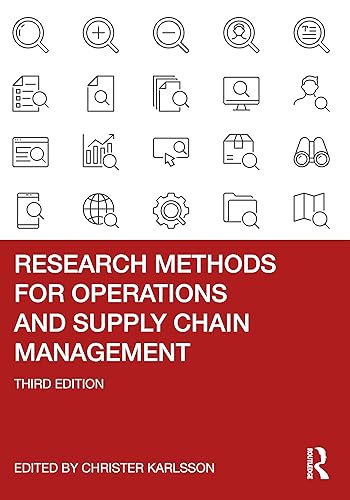 9781032324340: Research Methods for Operations and Supply Chain Management
