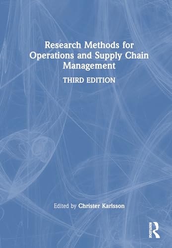 9781032324364: Research Methods for Operations and Supply Chain Management