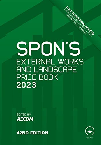 Stock image for SPONS EXTERNAL WORKS AND LANDSCAPE PRICE BOOK 2023 42ED (HB 2023) for sale by Basi6 International