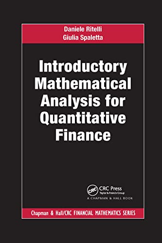 Stock image for Introductory Mathematical Analysis for Quantitative Finance for sale by Blackwell's