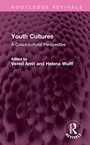 Imagen de archivo de Youth Cultures : A Cross-cultural Perspective a la venta por GreatBookPrices