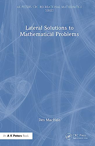 Beispielbild fr Lateral Solutions to Mathematical Problems zum Verkauf von Blackwell's