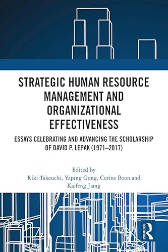 Stock image for Strategic Human Resource Management and Organizational Effectiveness for sale by Blackwell's