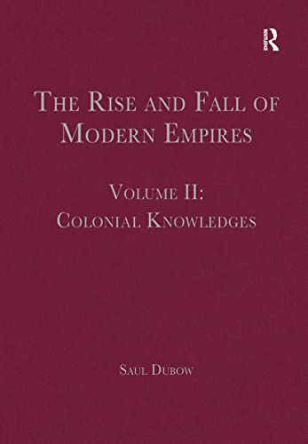 Beispielbild fr The Rise and Fall of Modern Empires. Volume II Colonial Knowledges zum Verkauf von Blackwell's