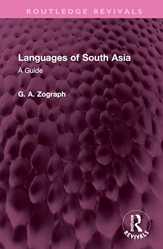 Stock image for Languages of South Asia: A Guide for sale by THE SAINT BOOKSTORE