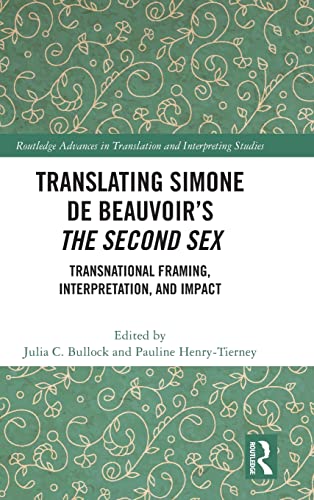 Beispielbild fr Translating Simone De Beauvoir's the Second Sex zum Verkauf von Blackwell's