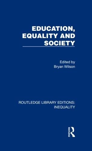 Beispielbild fr Education, Equality and Society zum Verkauf von Blackwell's