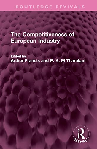 Imagen de archivo de The Competitiveness of European Industry a la venta por Blackwell's