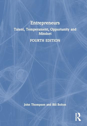 Stock image for Entrepreneurs: Talent, Temperament, Opportunity and Mindset for sale by California Books