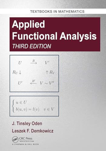 9781032476377: Applied Functional Analysis (Textbooks in Mathematics)