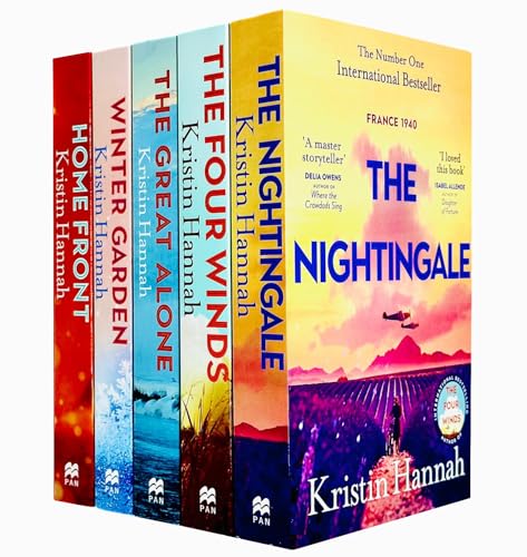 Stock image for Kristin Hannah Collection 5 Books Set (The Nightingale, The Four Winds, The Great Alone, Winter Garden, Home Front) for sale by Books Unplugged