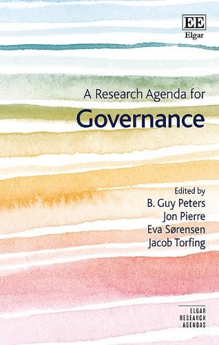 Imagen de archivo de Research Agenda for Governance a la venta por GreatBookPricesUK