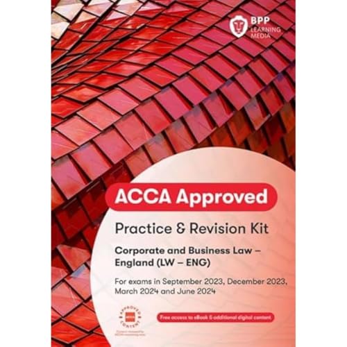 Beispielbild fr ACCA, for Exams from 1st September 2023 to 31st August 2024. Corporate and Business Law (LW) (ENG) zum Verkauf von Blackwell's