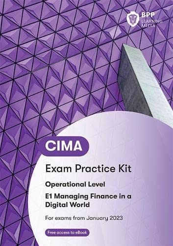 Beispielbild fr Cima E1 Managing Finance In A Digital World zum Verkauf von GreatBookPrices