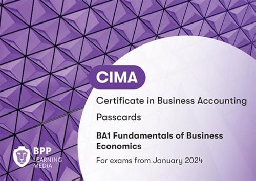 Stock image for CIMA BA1 Fundamentals of Business Economics for sale by PBShop.store UK