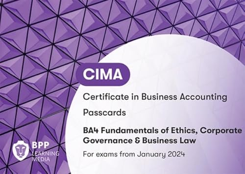 Stock image for Cima Ba4 Fundamentals Of Ethics, Corporate Governance And Business Law for sale by GreatBookPrices