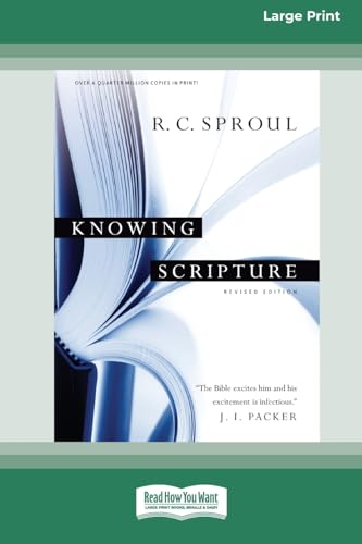Beispielbild fr Knowing Scripture: Revised Edition [Standard Large Print 16 Pt Edition] zum Verkauf von Ria Christie Collections