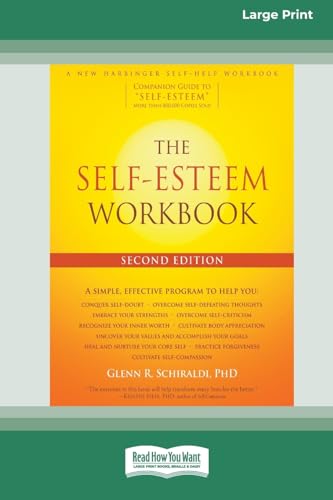 Stock image for The Self-Esteem Workbook [Large Print 16 Pt Edition] for sale by California Books