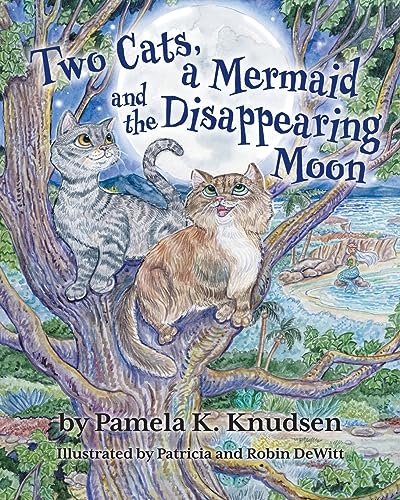 Imagen de archivo de Two Cats, a Mermaid and the Disappearing Moon a la venta por GreatBookPrices