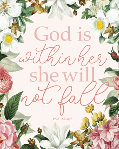 Stock image for Christian Planner: God is Within Her She Will Not Fall Psalms 46:5, Monthly & Weekly, 12 Month Book with Grid Overview, Organizer Calendar with Weekly . January - December 2020, Large Size 8x10) for sale by Decluttr