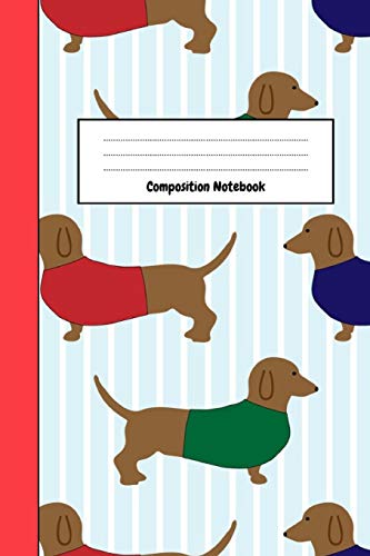 Stock image for Composition Notebook: Journal / Diary / Notepad, Gifts For Dachshund Lovers (Lined, 6" x 9") for sale by Orion Tech