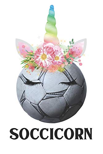 Stock image for Soccicorn! Rainbow Unicorn Soccer Ball & Football Journal, 120 Pages, 6"x9" for sale by Revaluation Books