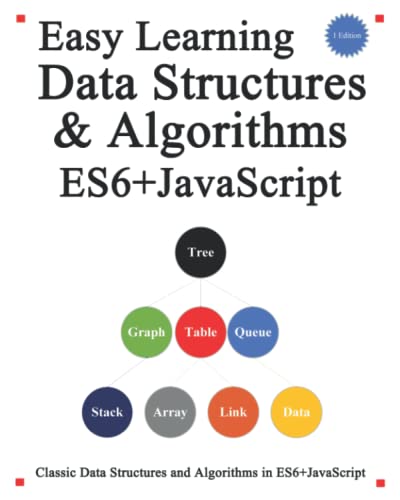 Imagen de archivo de Easy Learning Data Structures & Algorithms ES6+Javascript: Classic data structures and algorithms in ES6+ JavaScript: 3 (Easy learning JavaScript and . Patterns and Data Structures and Algorithms) a la venta por WorldofBooks