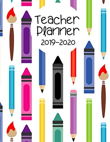 9781070929958: Teacher Planner 2019-2020: Record Keeper and Grade Book. Weekly Lesson Planner for the Academic Year. Time Management Help for Teachers. 7 Period Lesson Plan Organizer. Colorful Crayon Cover.