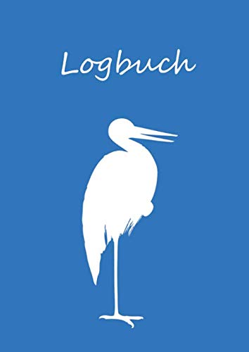 Beispielbild fr Logbuch: Malbuch / Notizbuch A4 blanko - Logbuch - Storch zum Verkauf von Buchpark