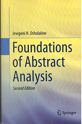 9781071605110: Foundations of Abstract Analysis