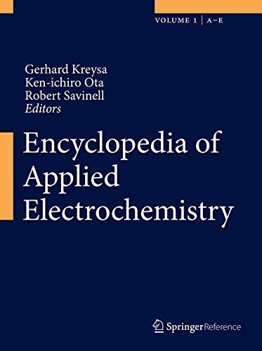 Beispielbild fr Encyclopedia of Applied Electrochemistry, 3 Volumes Set zum Verkauf von SMASS Sellers