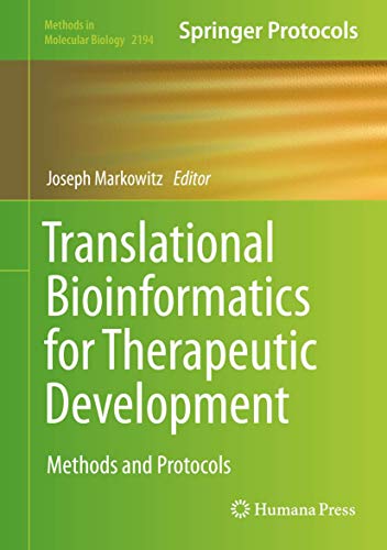 Immagine dell'editore per Translational Bioinformatics for Therapeutic Development (Methods in Molecular Biology, 2194) venduto da Ria Christie Collections
