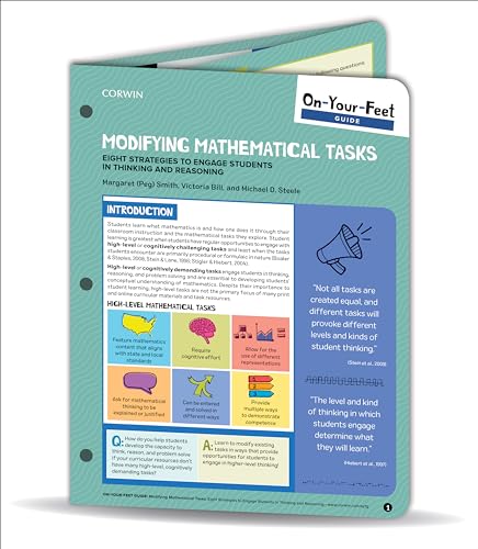 9781071807972: On-Your-Feet Guide: Modifying Mathematical Tasks: Eight Strategies to Engage Students in Thinking and Reasoning (On-Your-Feet-Guides)